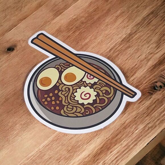 NWT Wool + Pepper Co. Bowl of Ramen Sticker - Picture 1 of 1